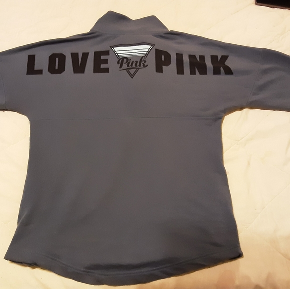 Victoria's Secret Pink Varsity Crew Pullover Med. - Picture 6 of 7